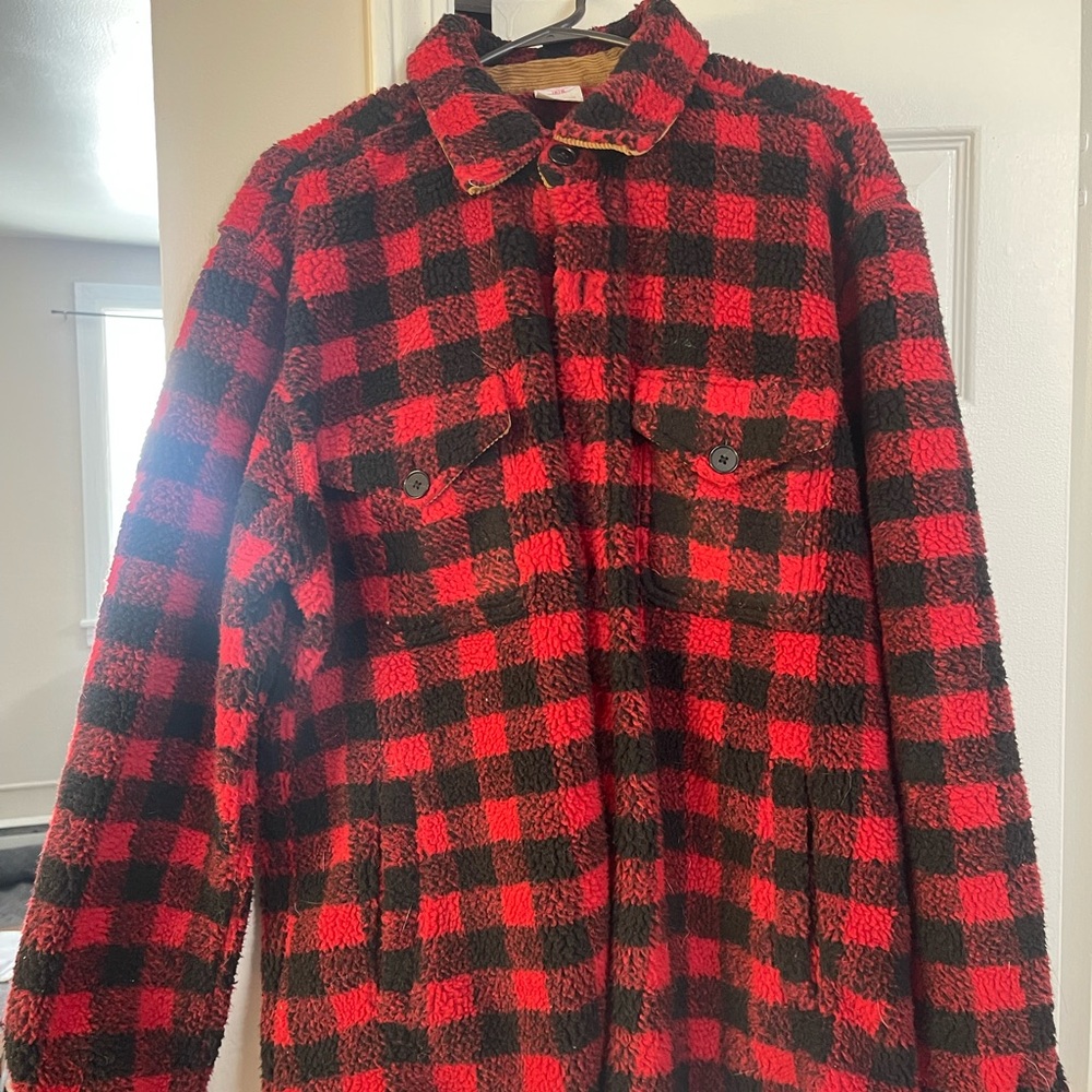 Brooks Brothers Red and Black Lightweight Shirt Jacket
